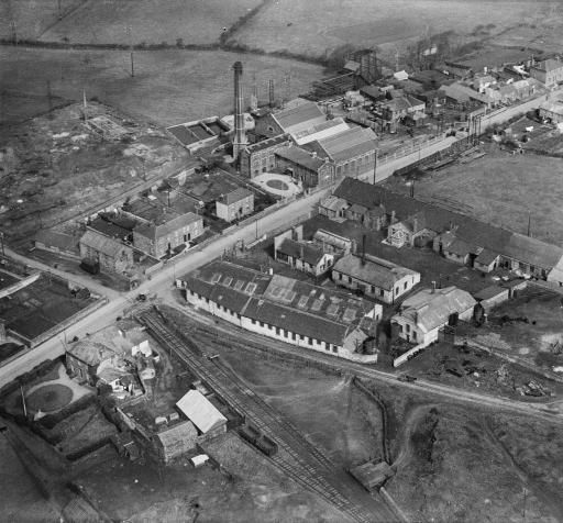 aerial view rock drill works  and tramway depot 1924 no 1